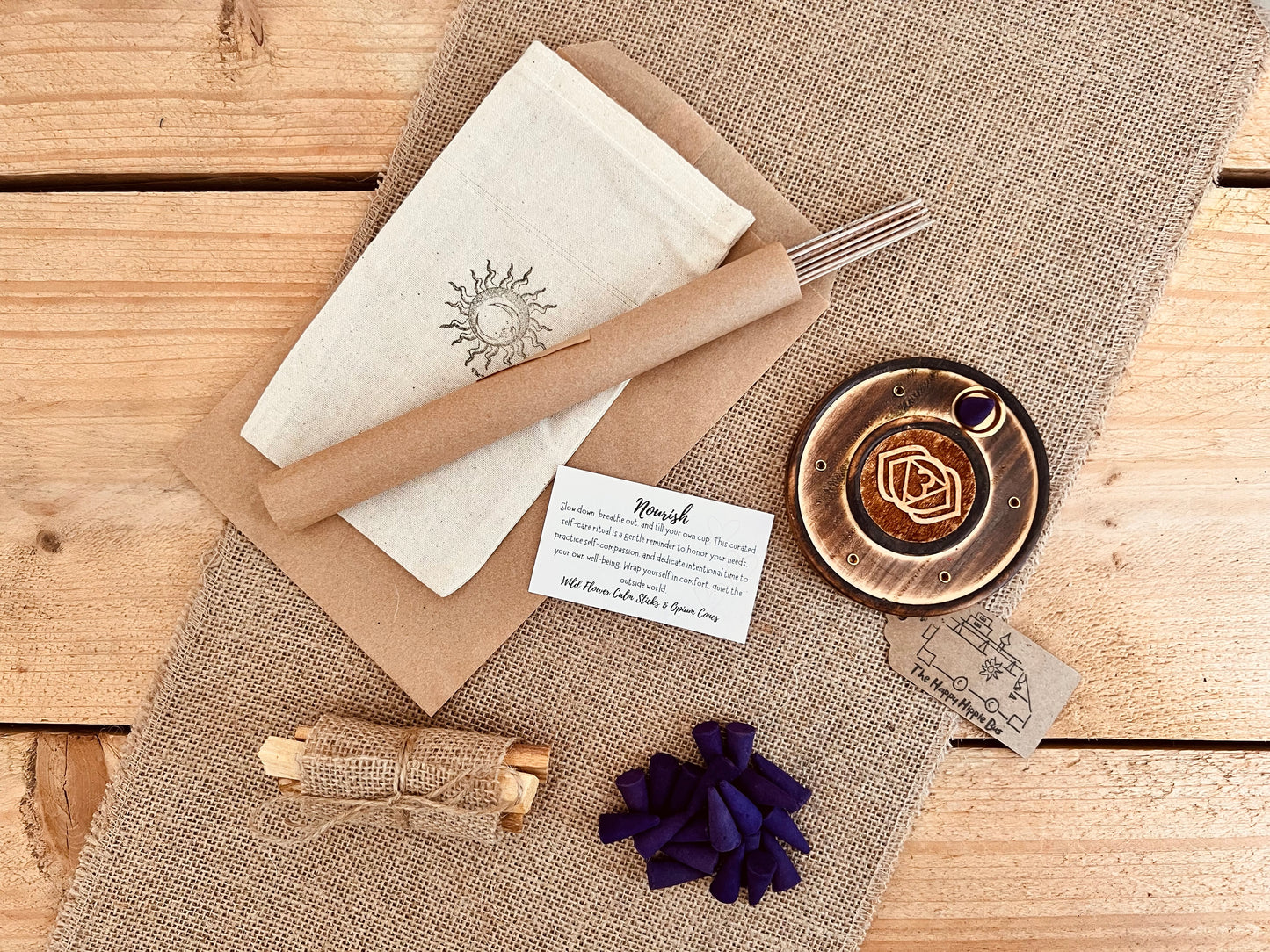 Incense Gift Box, Positivity, Meditation, Self Care, Cleansing Letter Box Gift