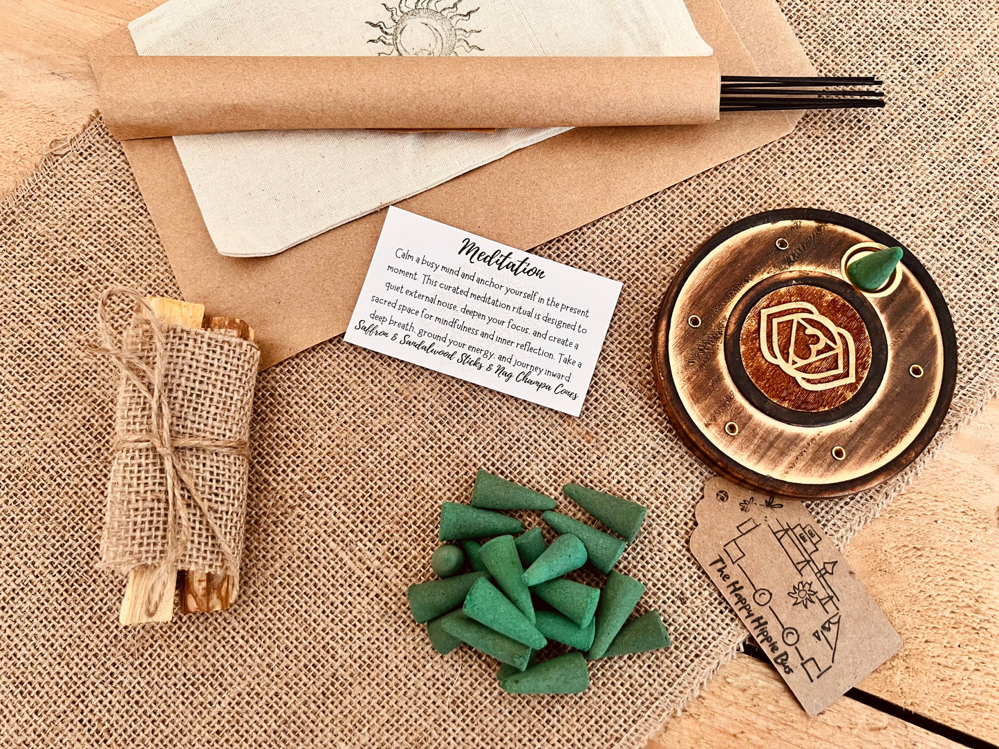 Incense Gift Box, Positivity, Meditation, Self Care, Cleansing Letter Box Gift