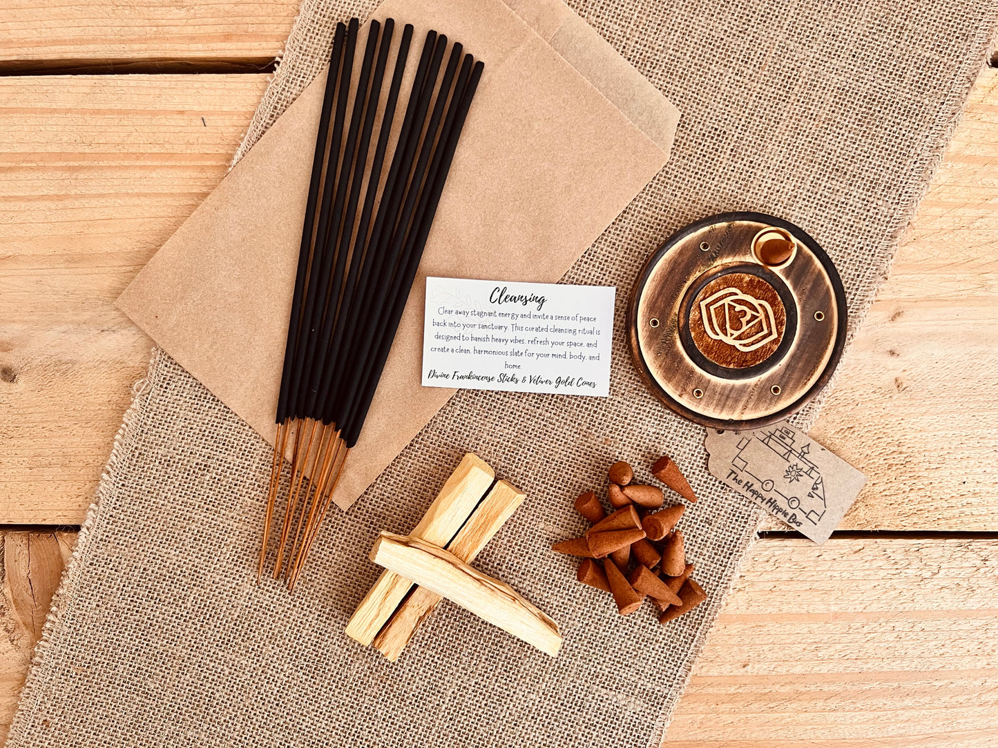 Incense Gift Box, Positivity, Meditation, Self Care, Cleansing Letter Box Gift