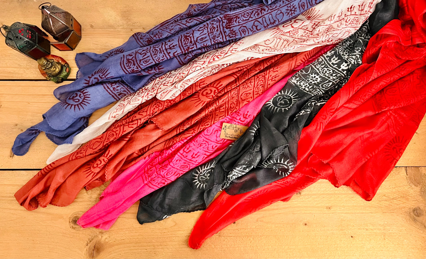 Prayer Print Boho Scarf