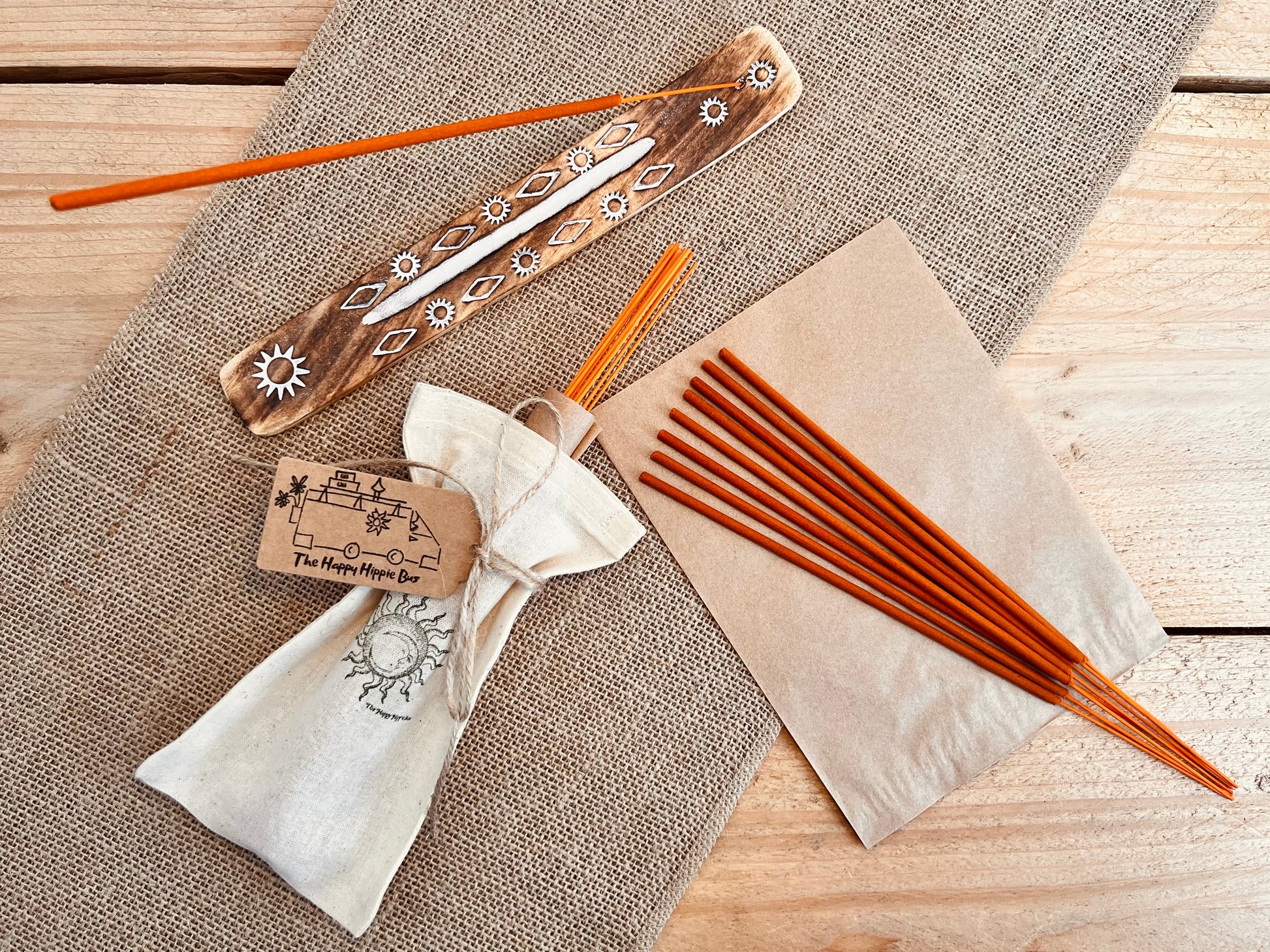 Orange zest incense sticks, hand dipped vibrant scented incense sticks, handmade, fair trade home fragrance incense sticks
