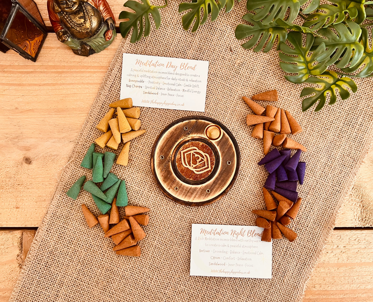 Night & Day Meditation Incense Cones | Relax & Focus