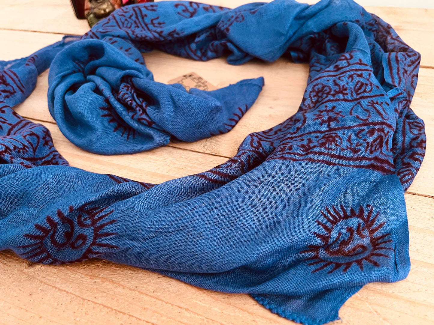 Prayer Print Boho Scarf
