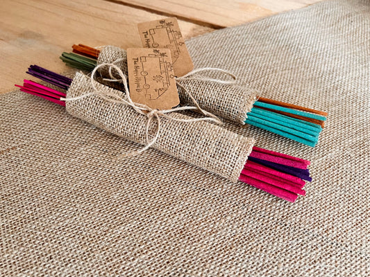 Handmade Fair Trade Ethically Sourced Incense Sticks Indian Mixed Bundle Plastic Free Custom Bundle 