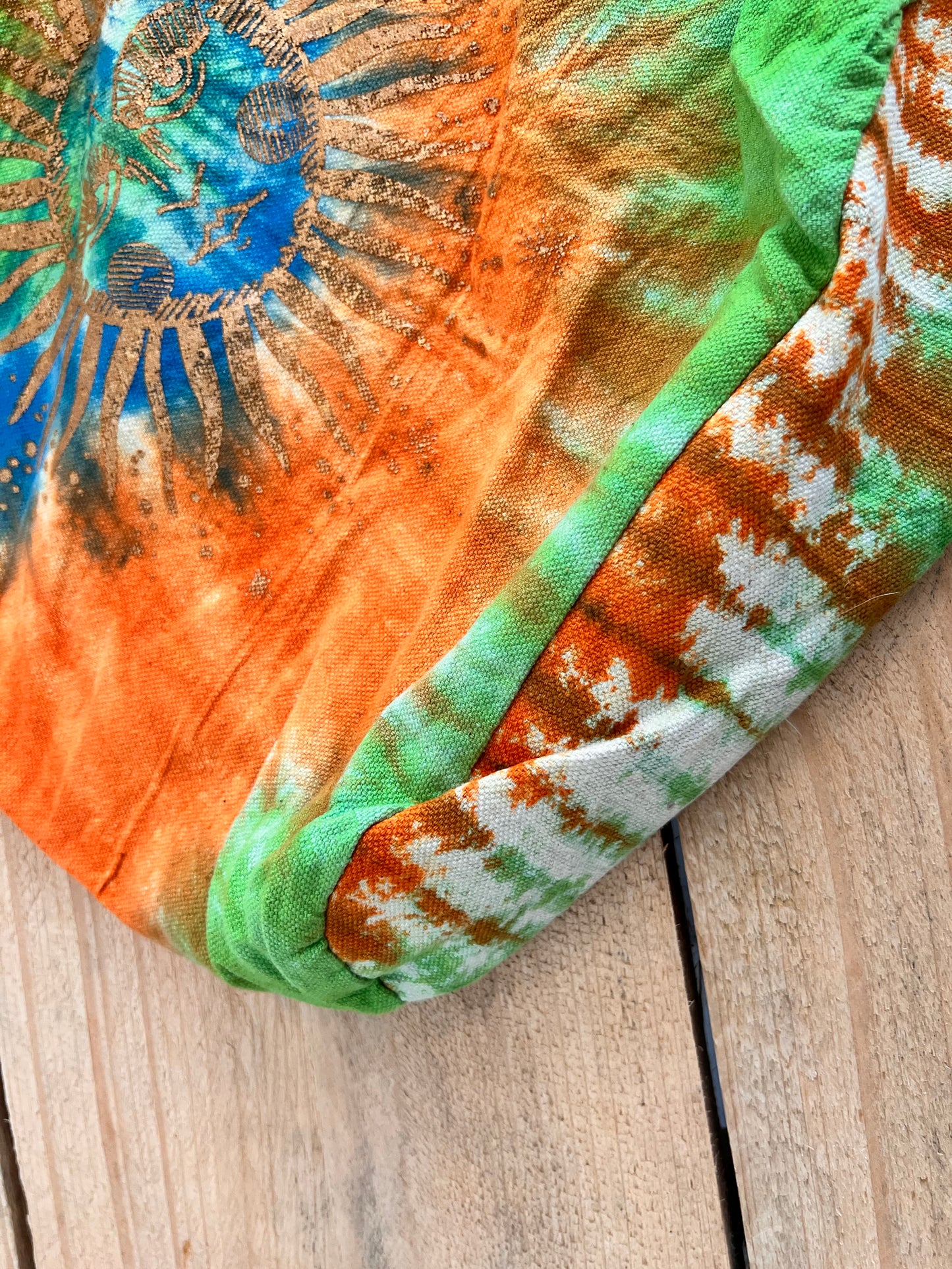 Sun Print Tie-Dye Shoulder Bag