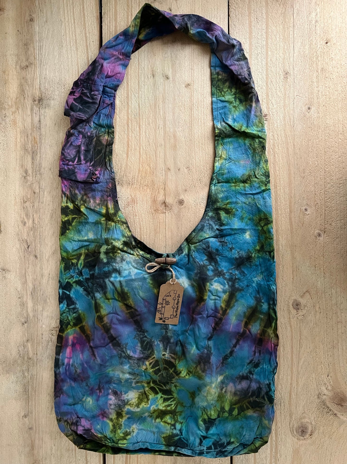 tie dye shoulder bag 