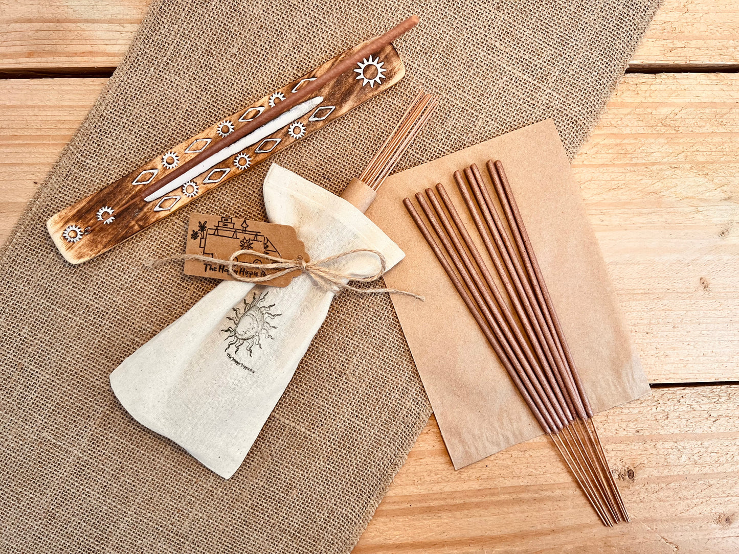 Rose & Orange Blossom Incense Sticks – Hand Dipped Floral Aromatherapy for Relaxation  Meditation Long UK Handmade