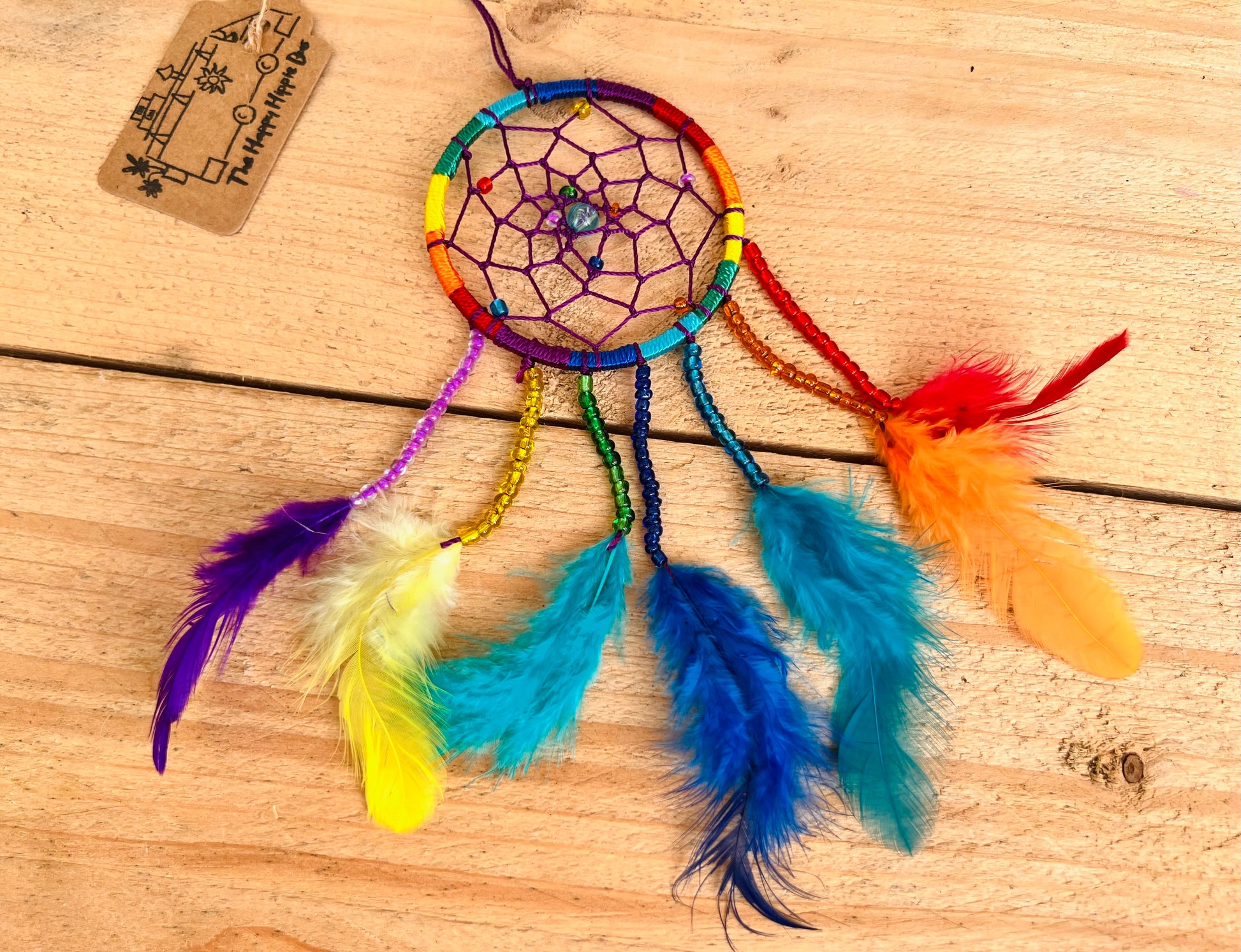 Fair trade multicoloured dream catcher