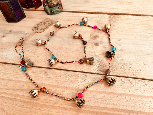 Mini Indian Bells Wind Chime Garland