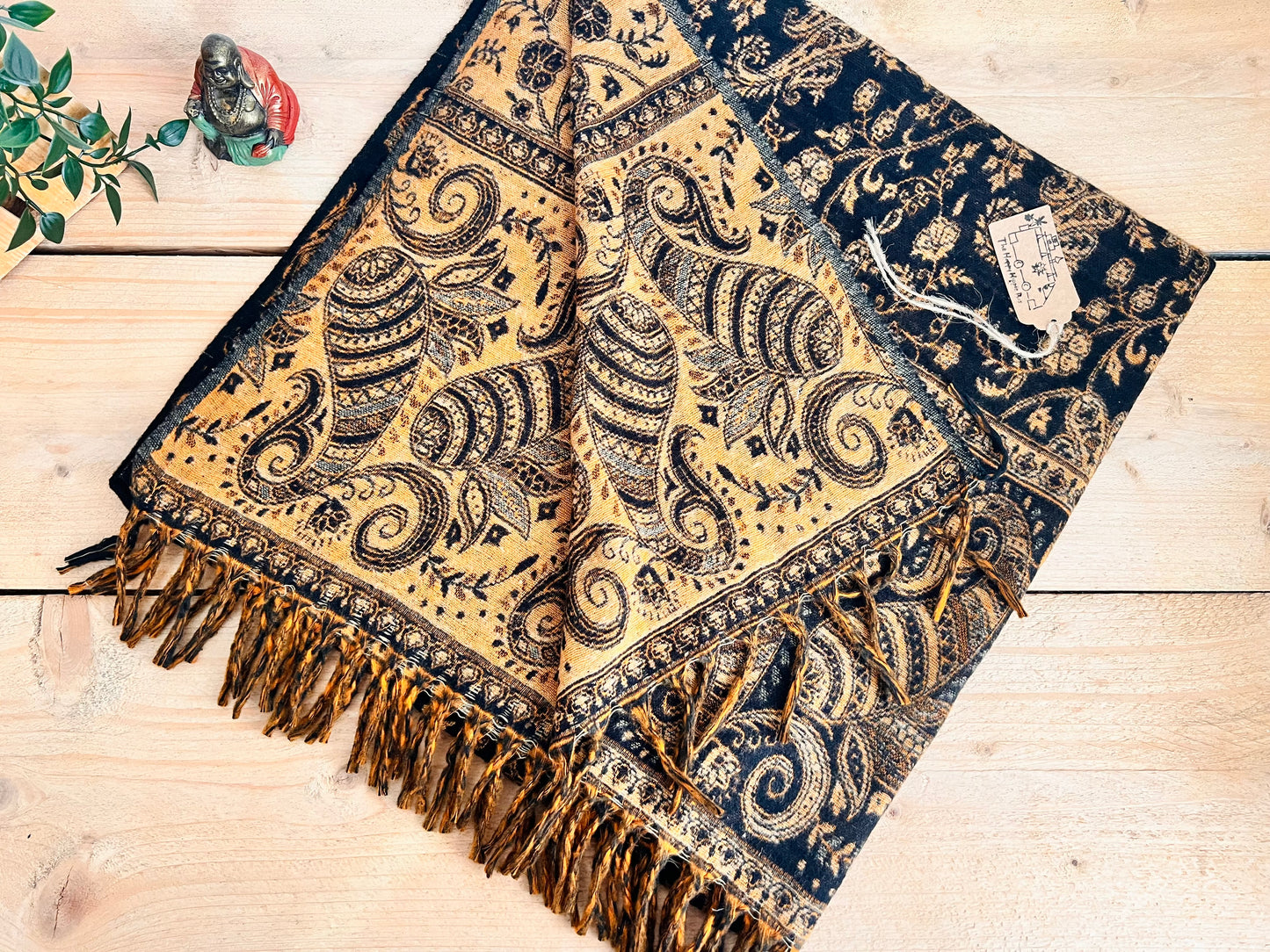 Soft blanket throw over sized scarf bohemian hippie decor