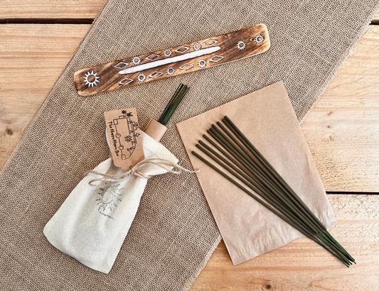 Botanical Incense Sticks Floral Herbal Fragrance Handmade Vegan Eco Friendly 'True Hippie’
