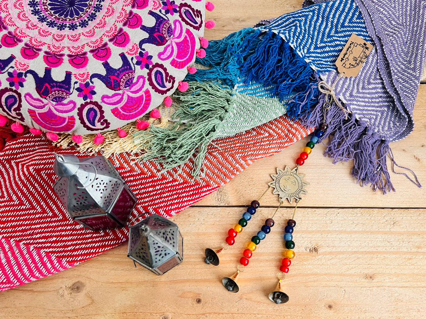 Hippie Home Decor Set - Boho, Meditation & Relaxation Bundle