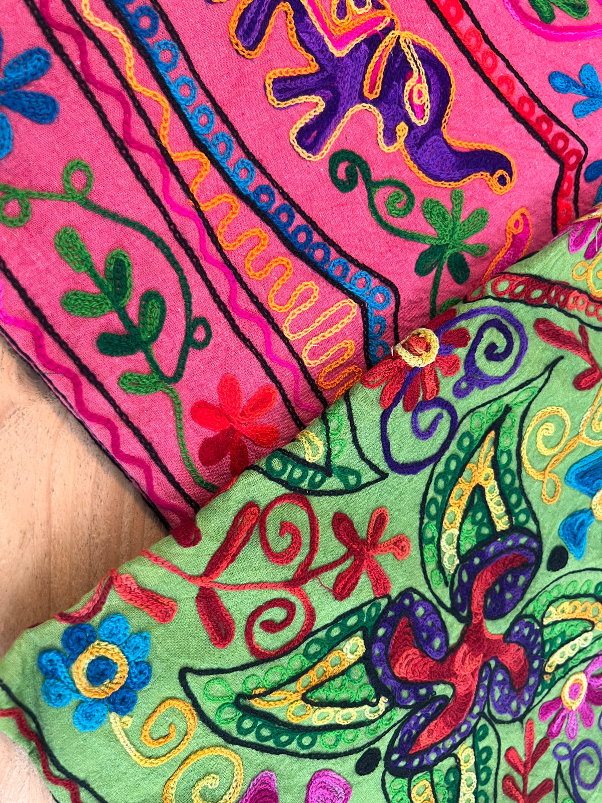 Bohemian Hippie Shoulder Bag Hand Embroidered