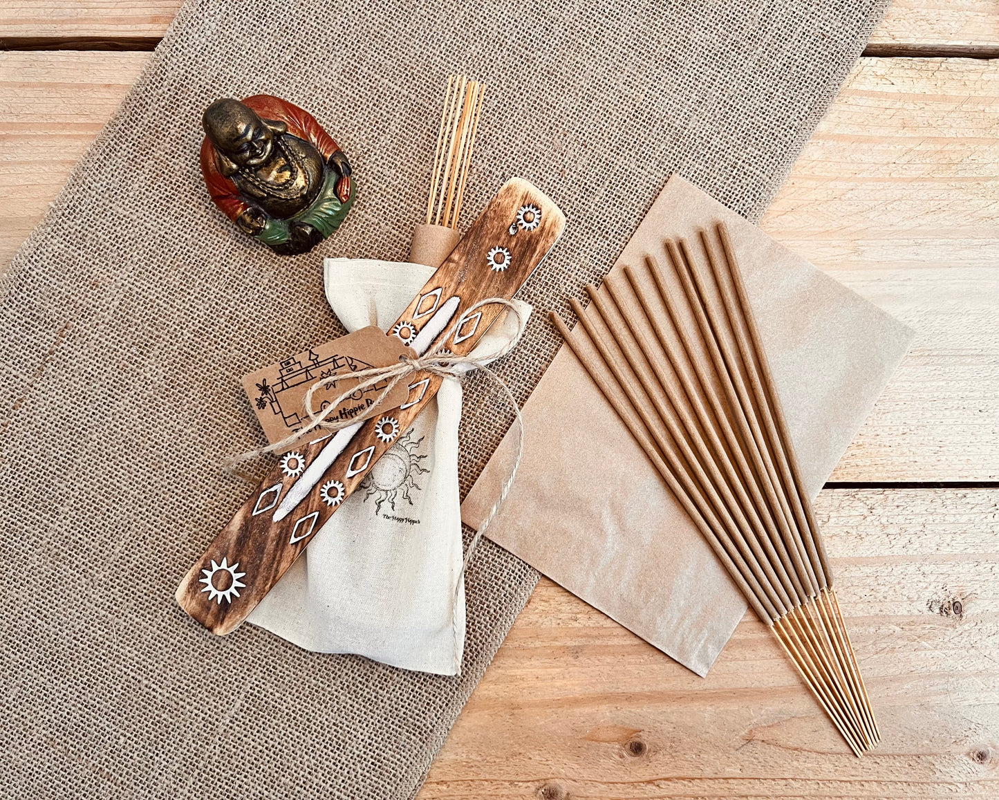 Palo Santo Premium Incense Sticks – Hand Dipped, Plastic-Free, Slow 1 Hour Burn