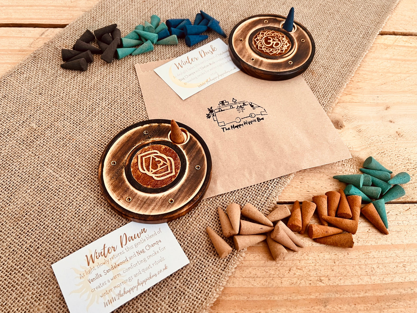 Winter Incense Cones – Handcrafted Seasonal Incense | Winter Dawn & Winter Dusk