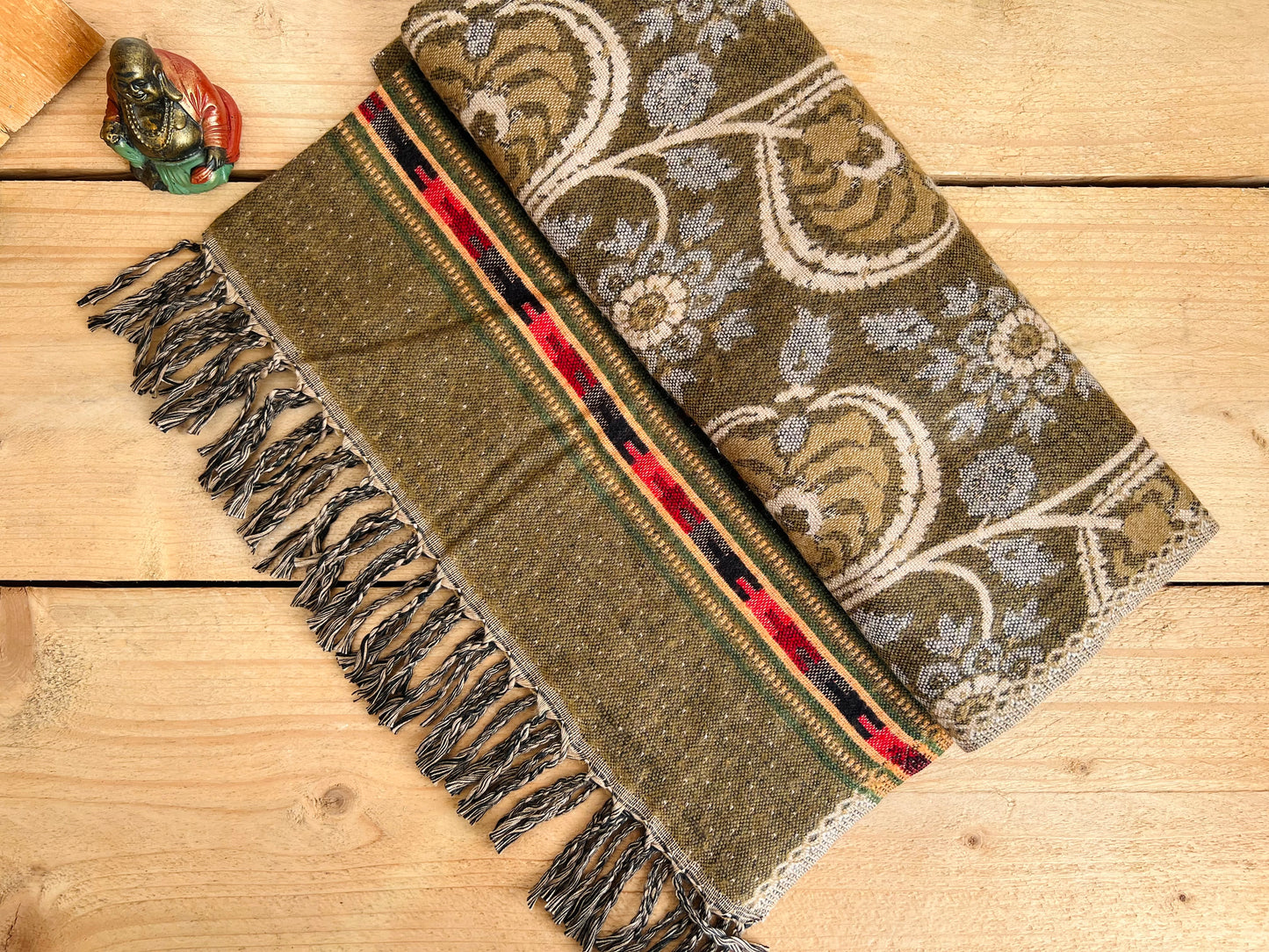 Large handmade blanket scarf bohemian home ware 