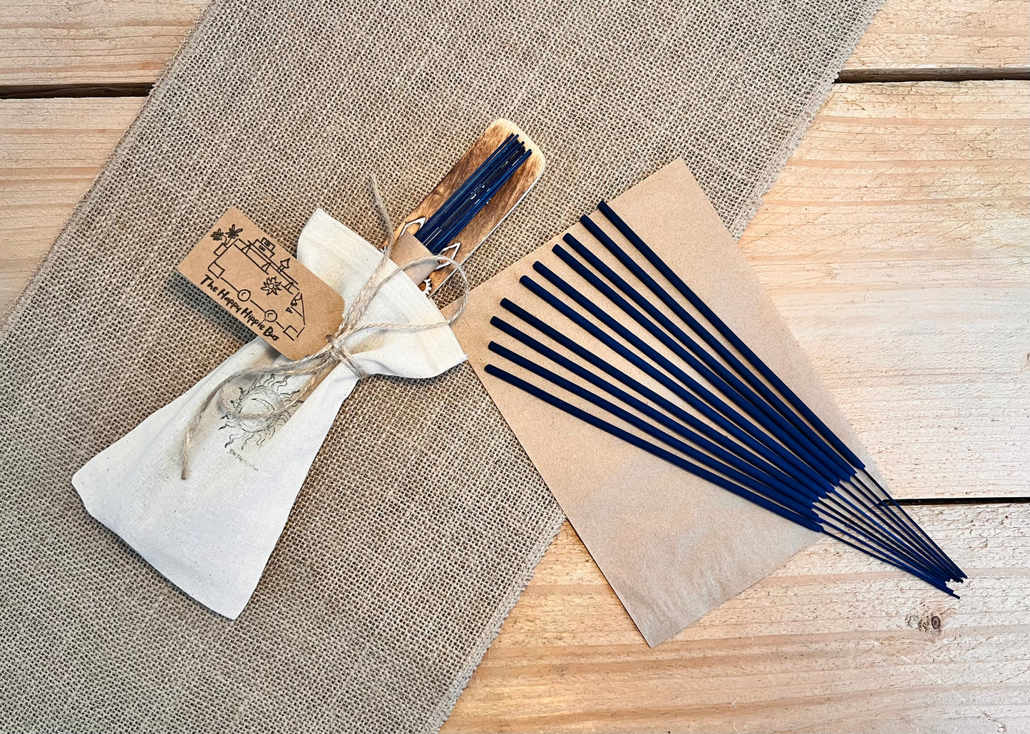 Lavender & Bergamot Hand Dipped Incense Sticks | Calming Floral Citrus Scent | Vegan Eco Plastic Free UK Made