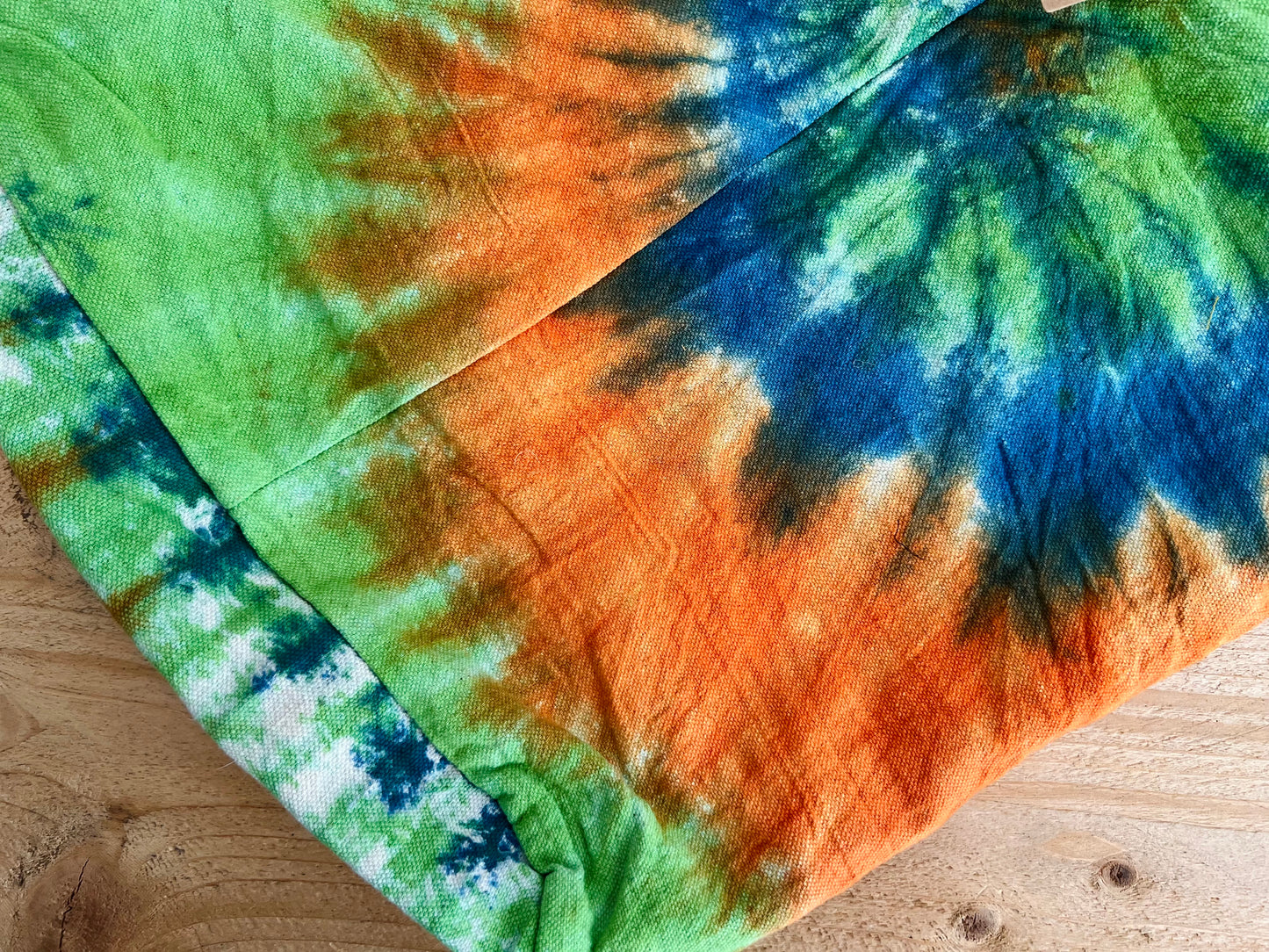Sun Print Tie-Dye Shoulder Bag