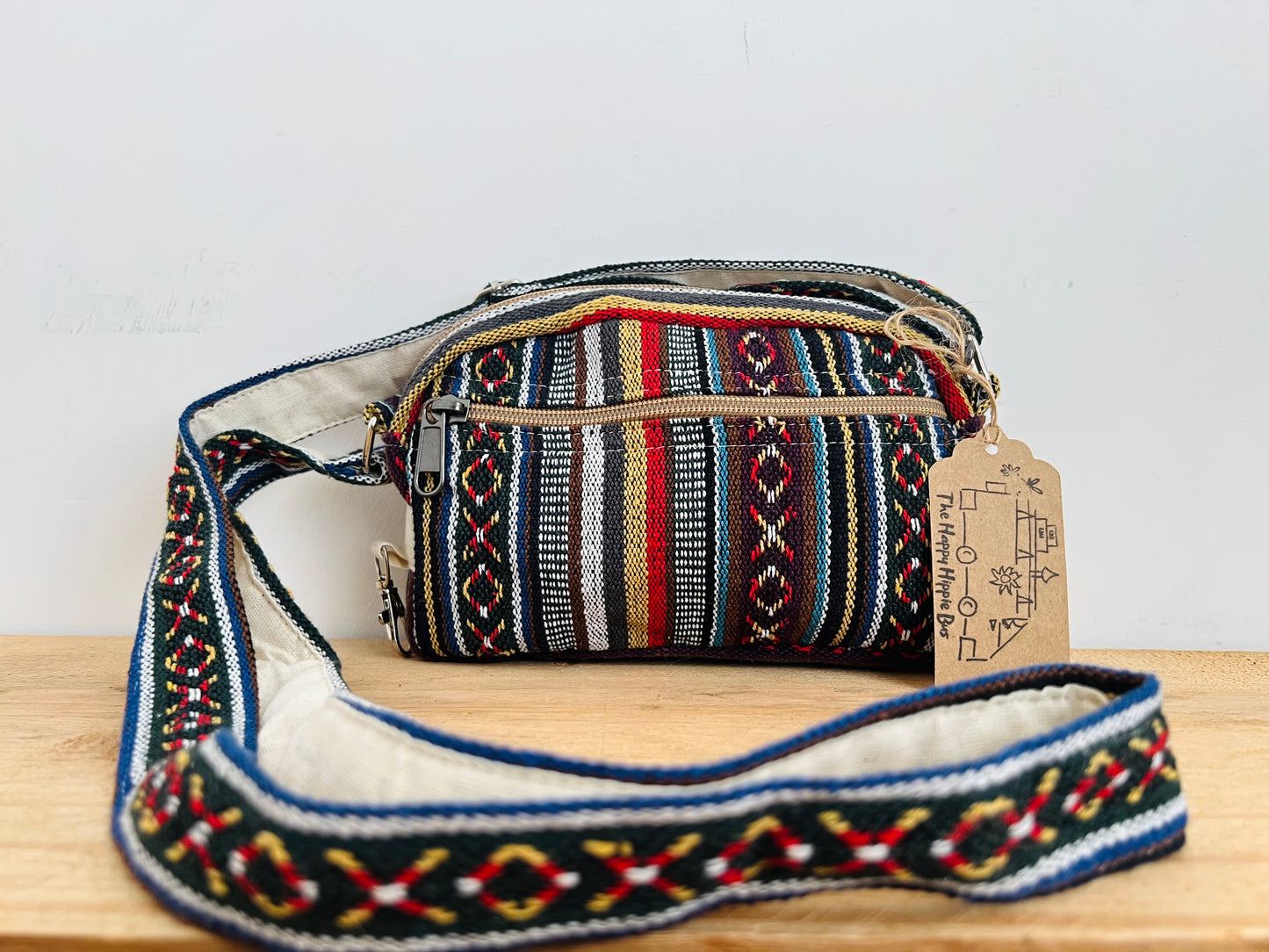 Mini Stripe Bohemian Shoulder Bag