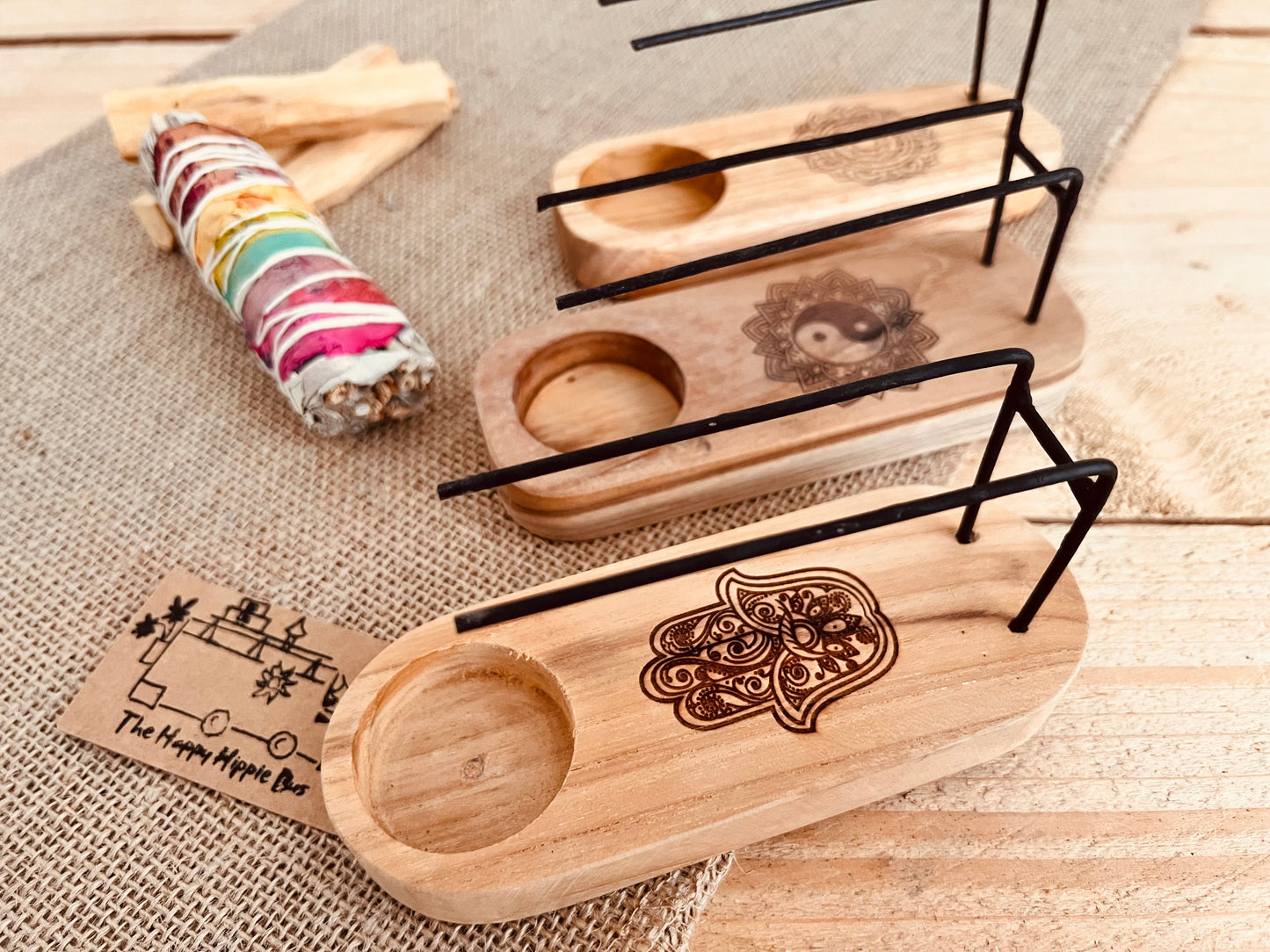 Palo Santo & Smudge Stick Heater  - Three Designs