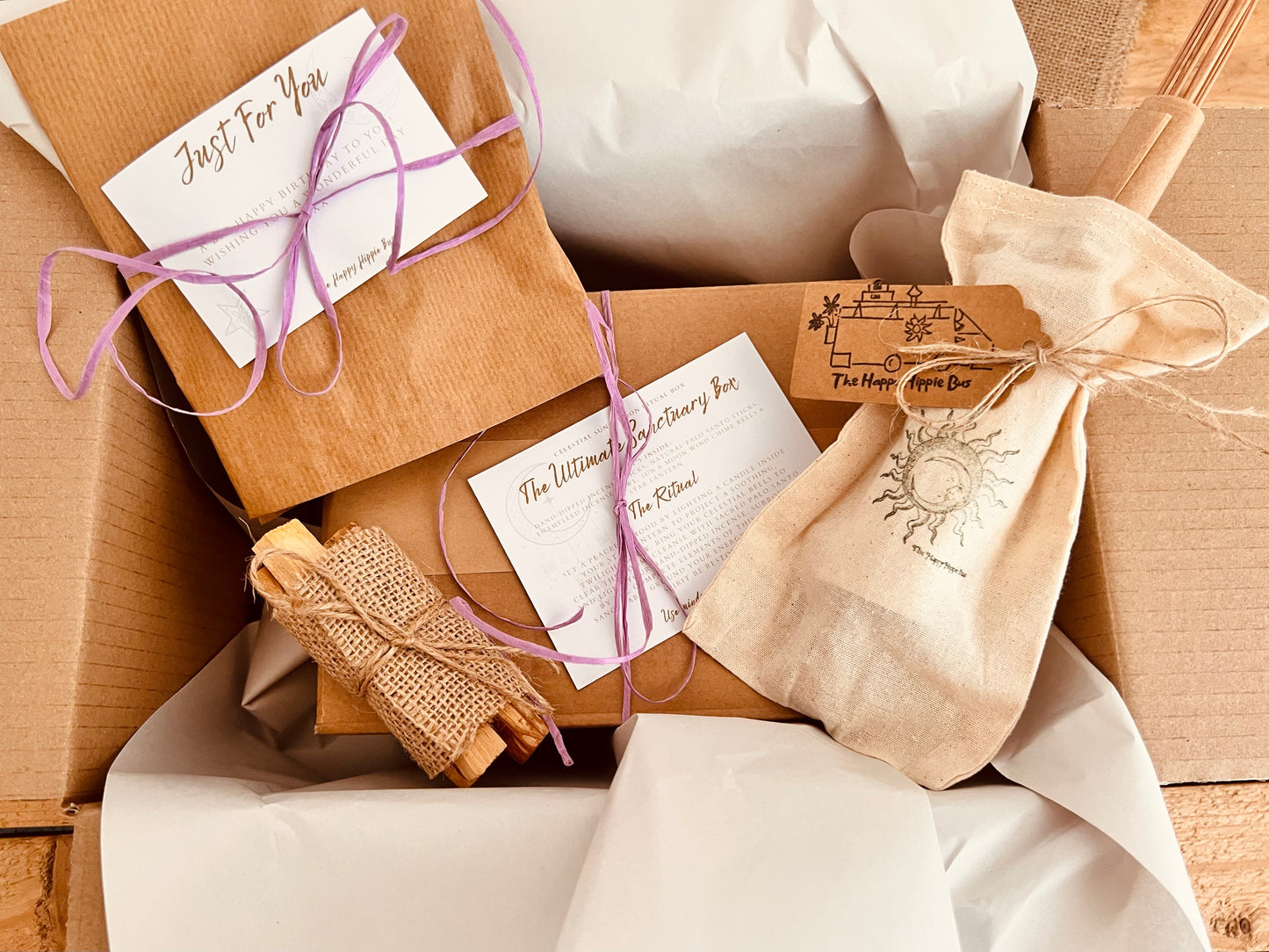 Celestial Sun and Moon Gift Box - Incense Ritual Gift Set