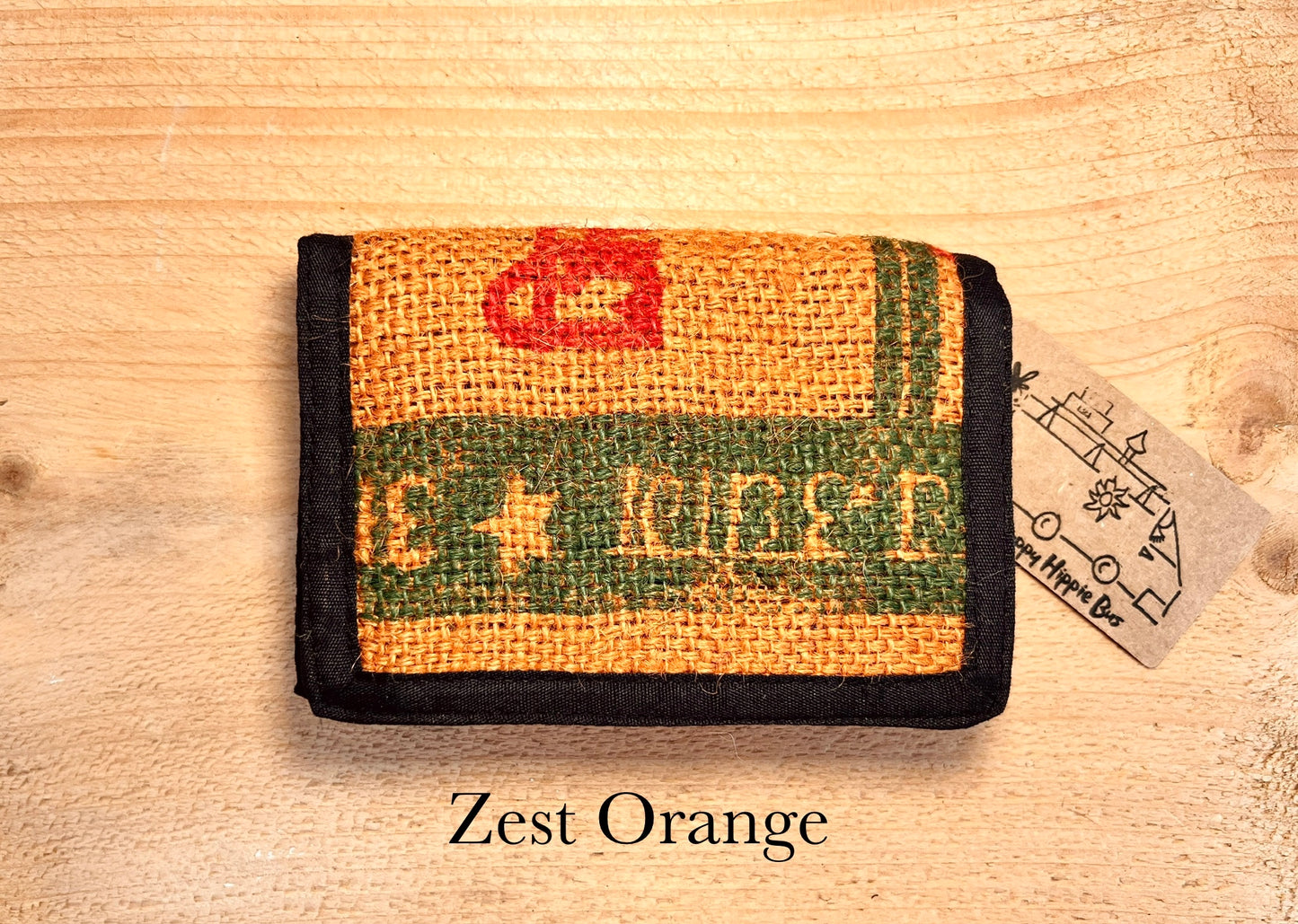 Bohemian Recycled Rice Sack Wallet
