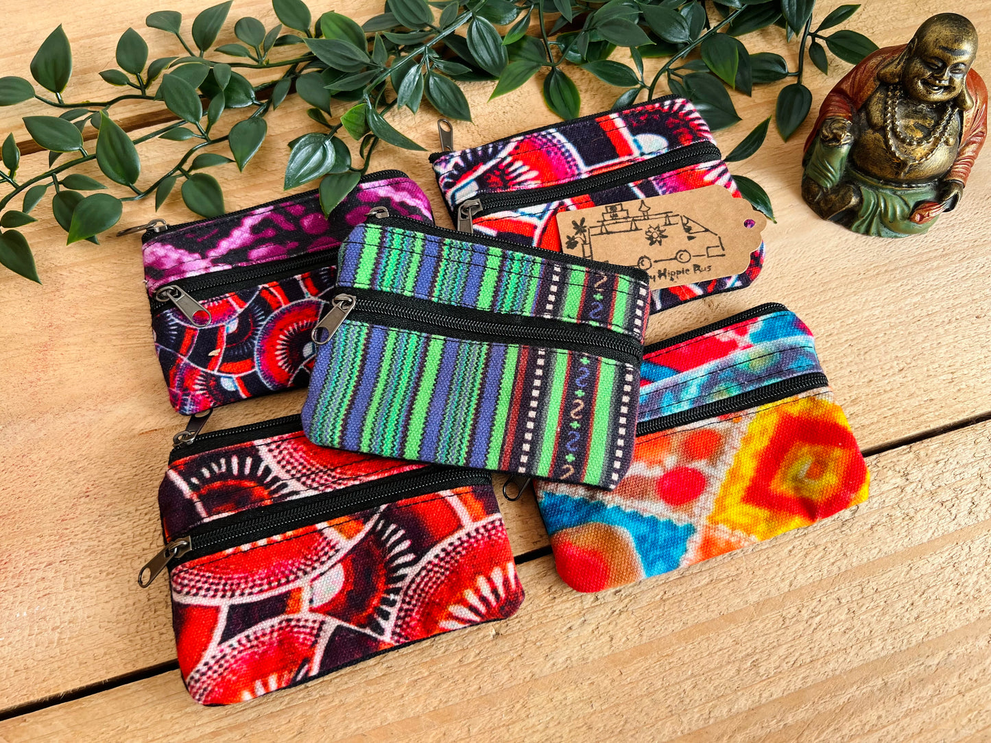 Colourful Hippie Purse Coin Purse Wallet Boho