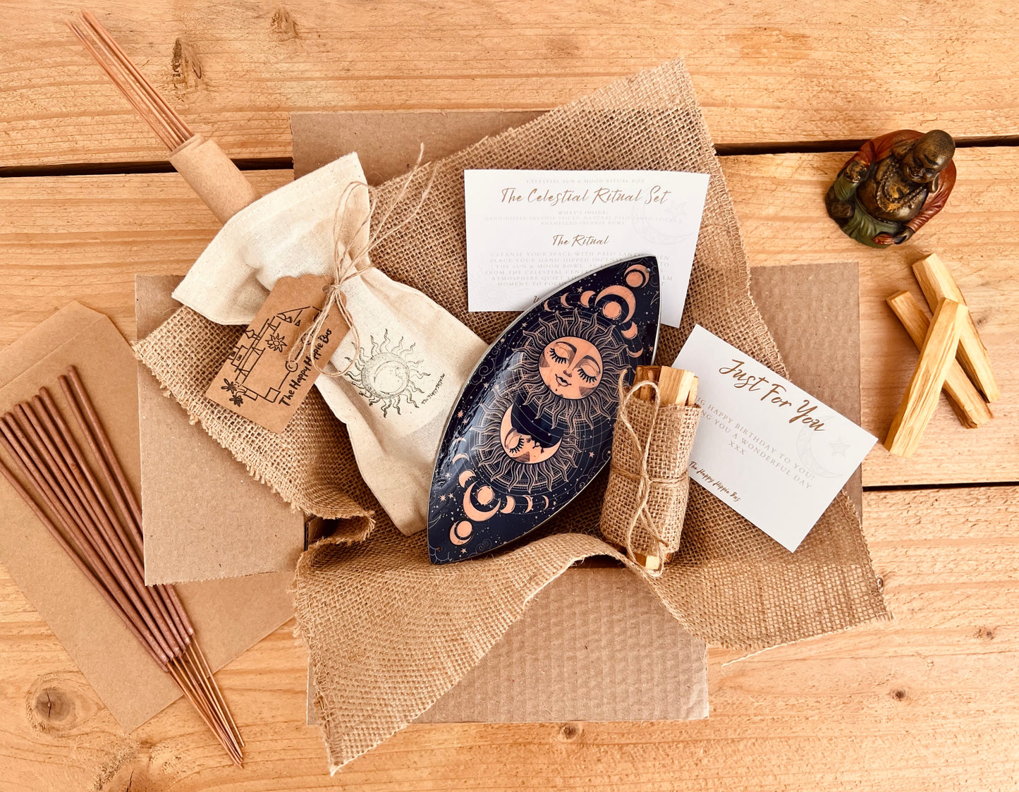 Celestial Sun and Moon Gift Box - Incense Ritual Gift Set