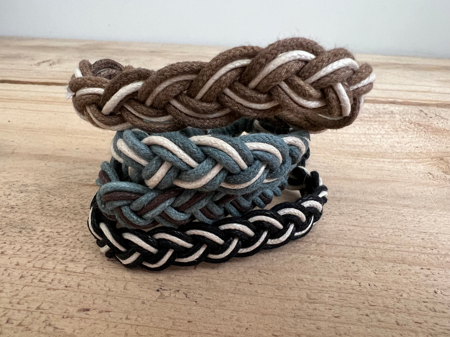 Bohemian cotton surfer bracelet