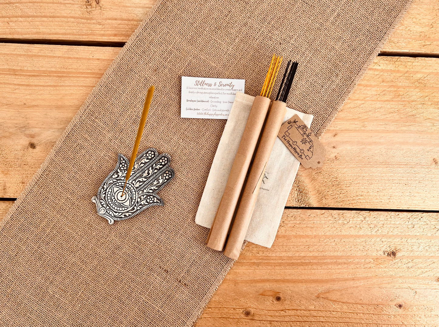 Stillness & Serenity Hand Dipped Incense Sticks Meditation Bundle