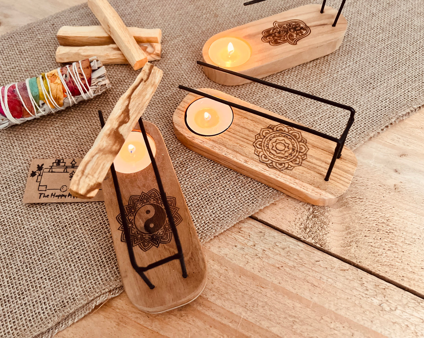 Palo Santo & Smudge Stick Heater  - Three Designs