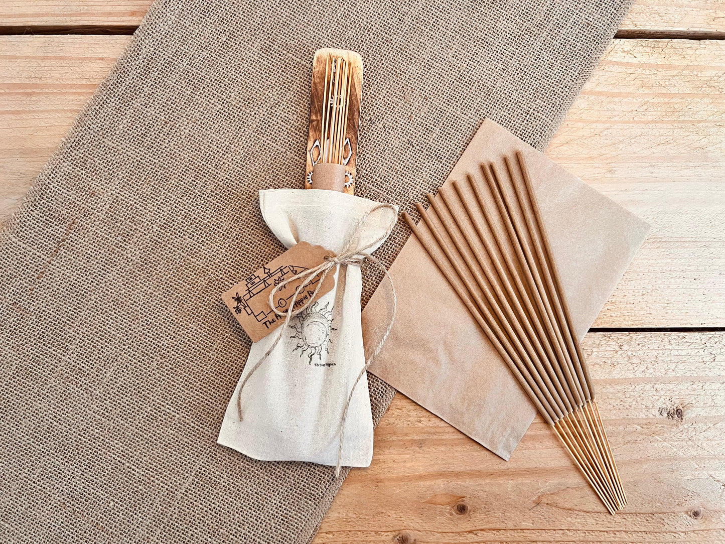 Palo Santo Premium Incense Sticks – Hand Dipped, Plastic-Free, Slow 1 Hour Burn