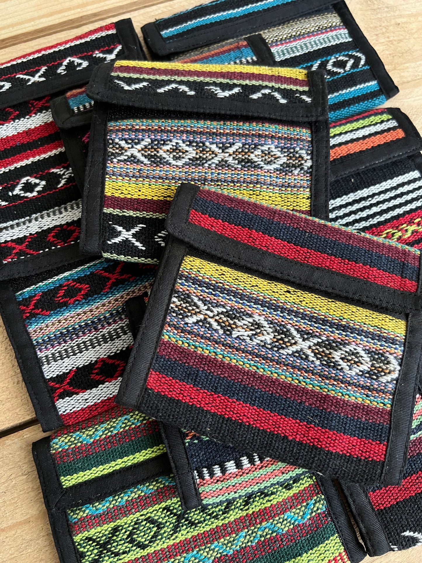 Hand Woven Cotton Hippie Wallet