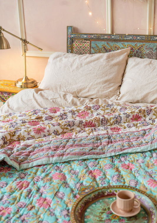 handmade fair trade ethically soured bohemian bedspread 