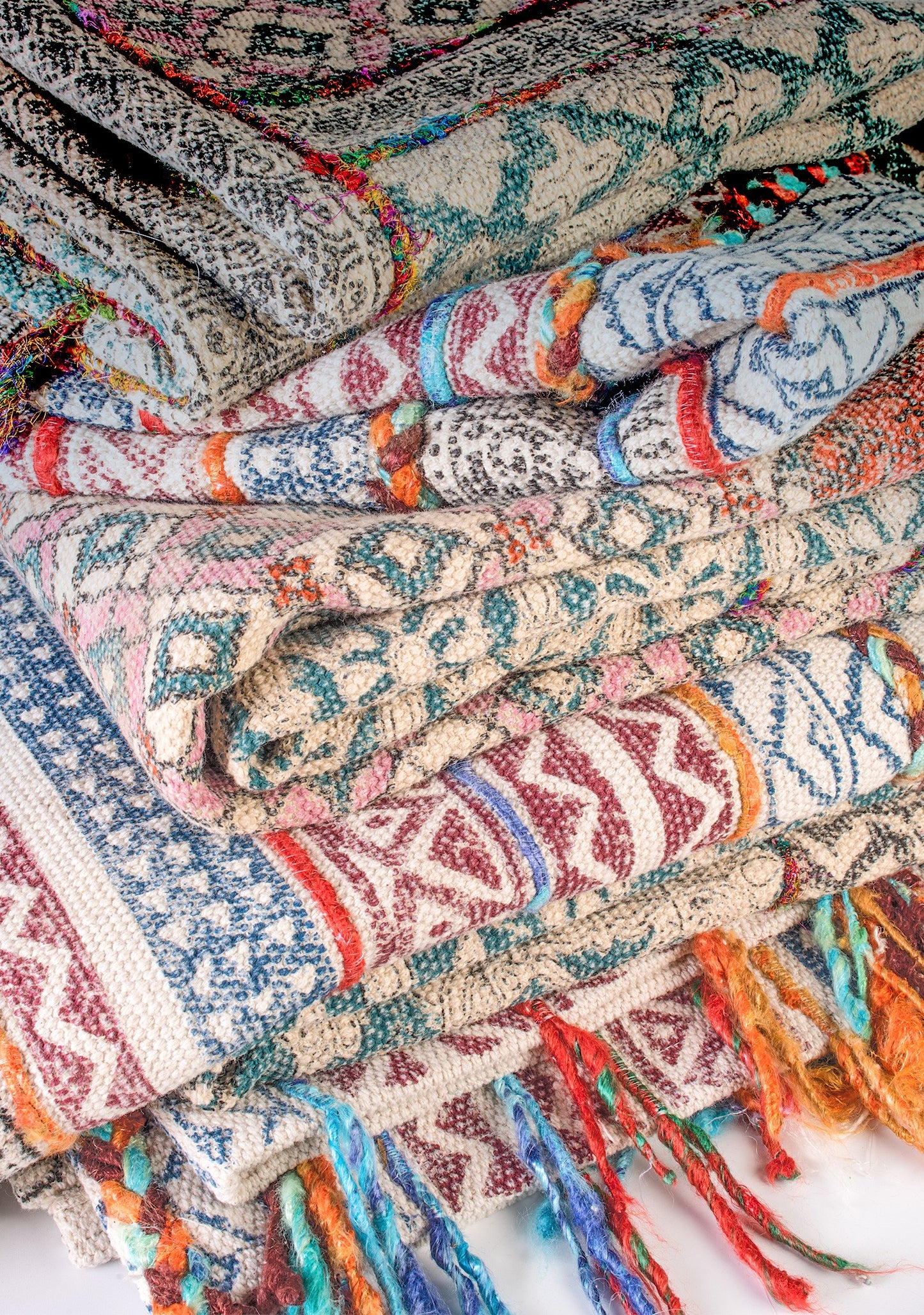 Block Print Tribal Indian Rug 150 X 240cm