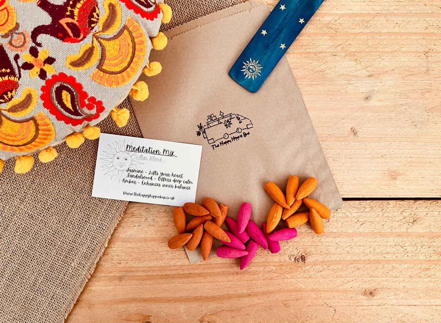 Sun & Moon Backflow Incense Cones | Balance & Harmony Blend