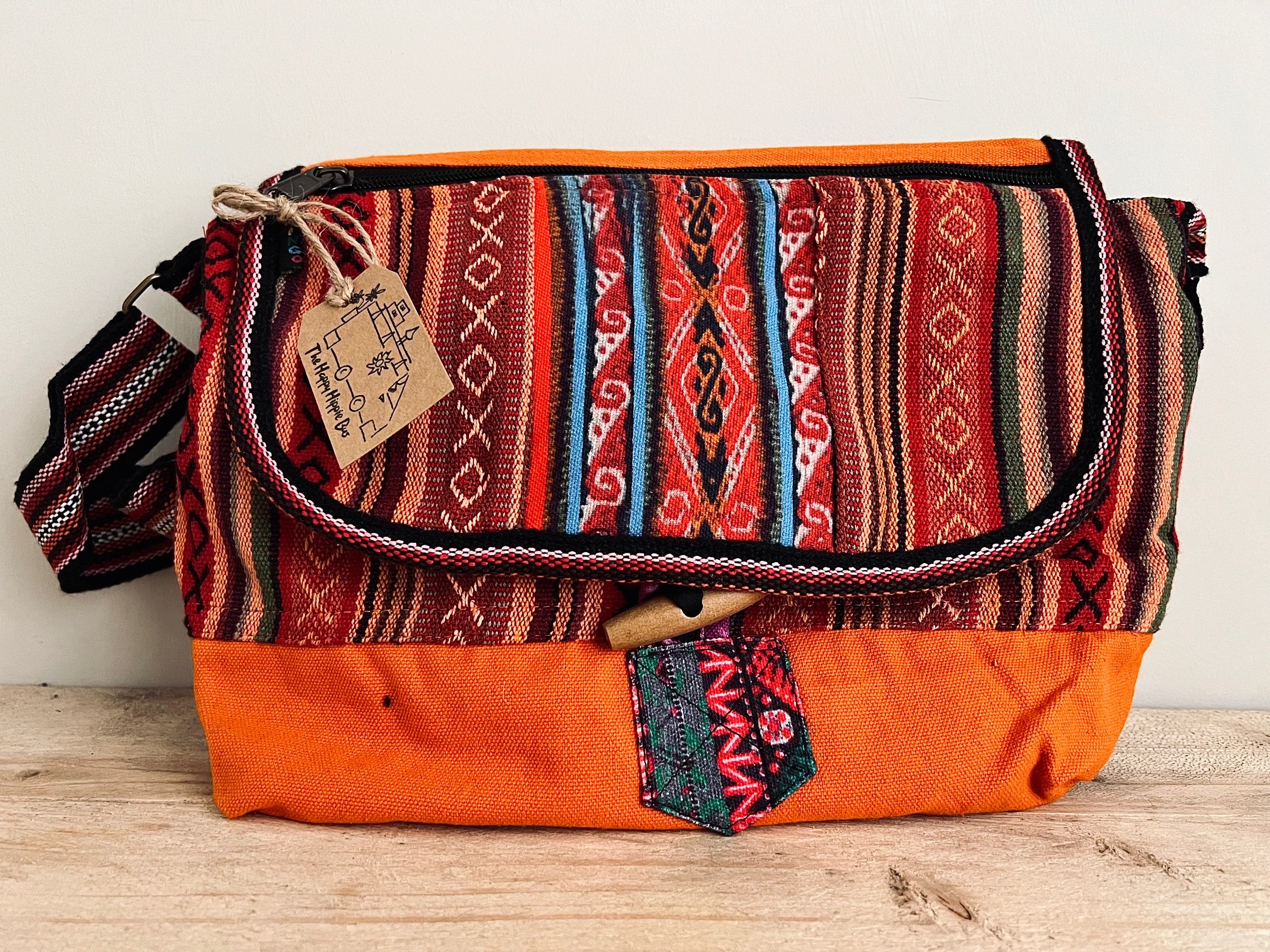 Small hippie crossbody on sale bag