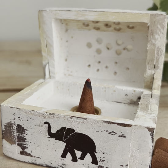 Incense cone box holder