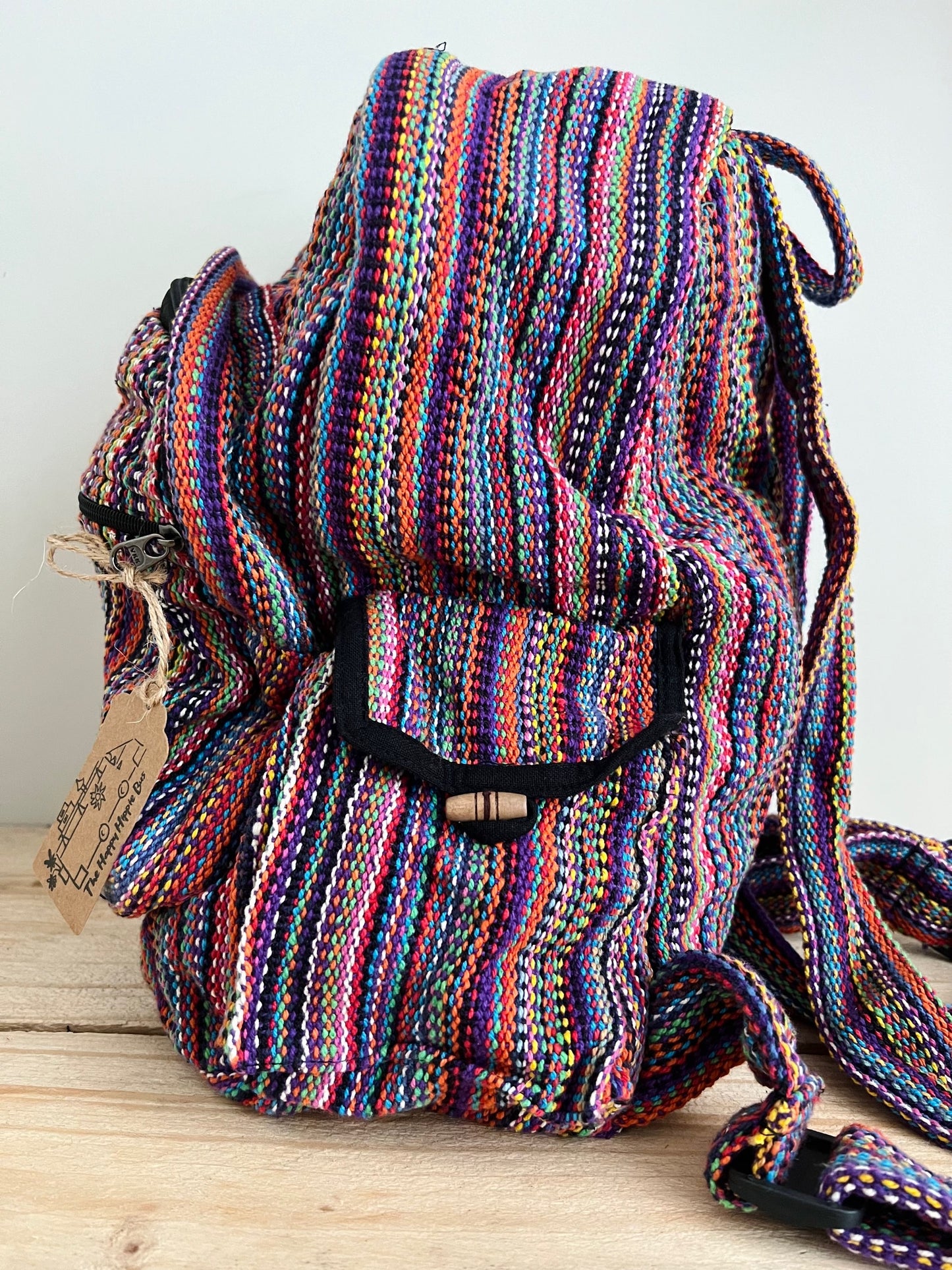 Rainbow Stripe Backpack